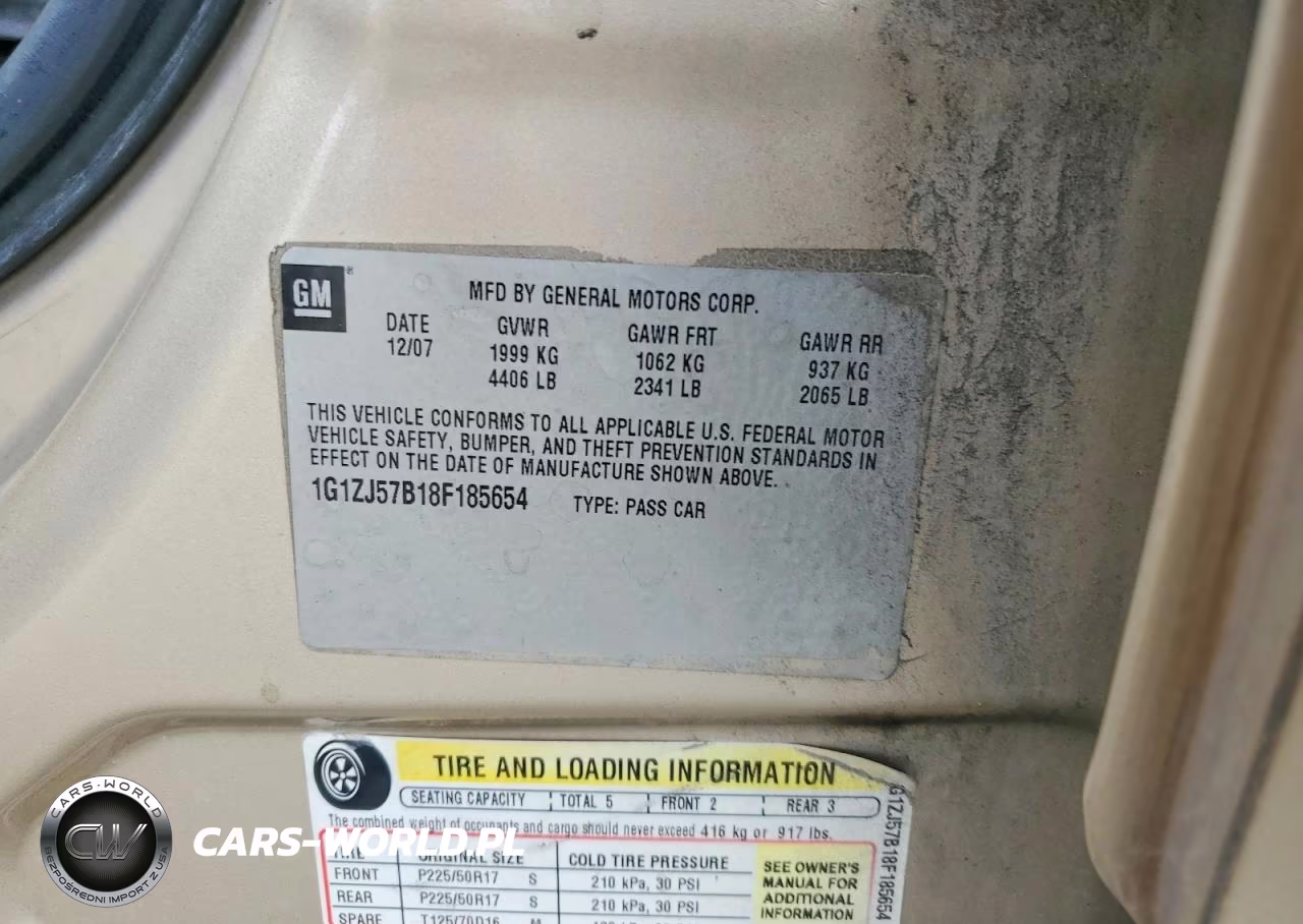 2008 Chevrolet Malibu 2Lt VIN:1G1ZJ57B18F185654 - 12
