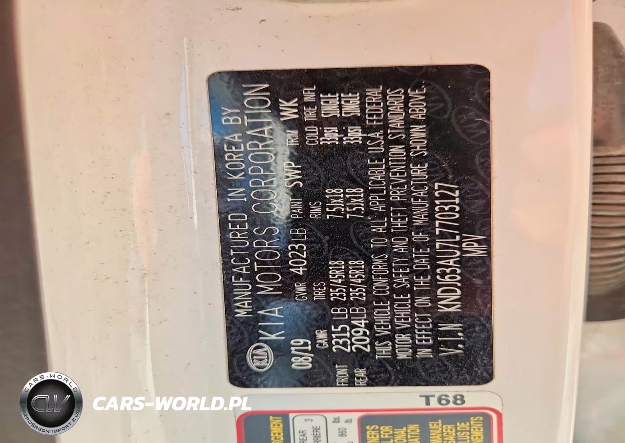 2020 Kia Soul Gt Line VIN:KNDJ63AU7L7703127 - 13