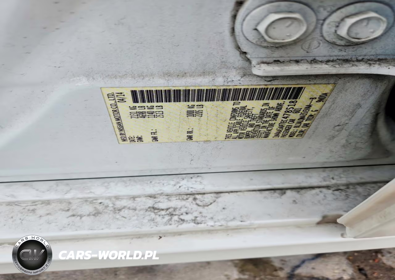 2014 Nissan Maxima 3.5 S VIN:1N4AA5AP7EC478518 - 12