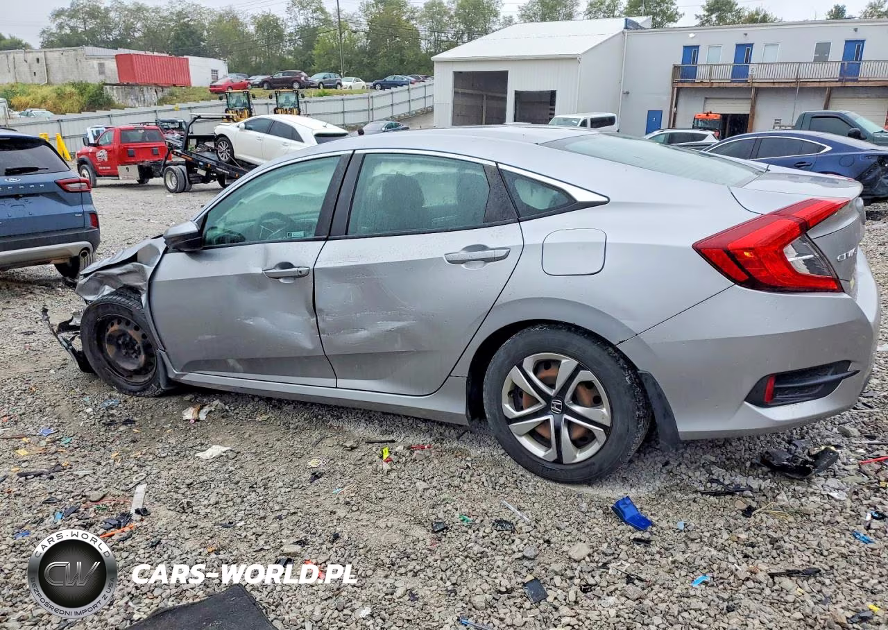 2018 Honda Civic Lx VIN:19XFC2F54JE003783 - 2
