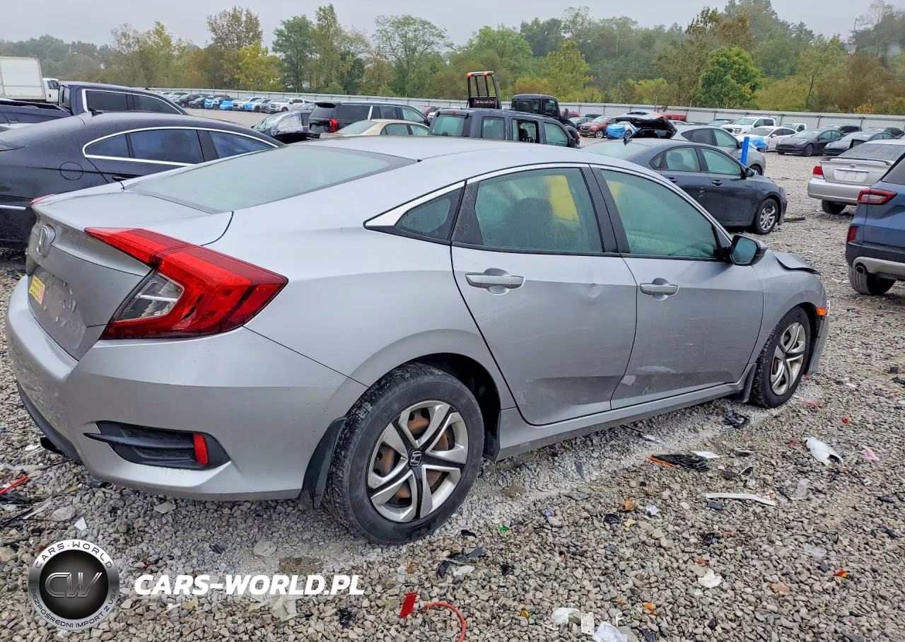 2018 Honda Civic Lx VIN:19XFC2F54JE003783 - 3