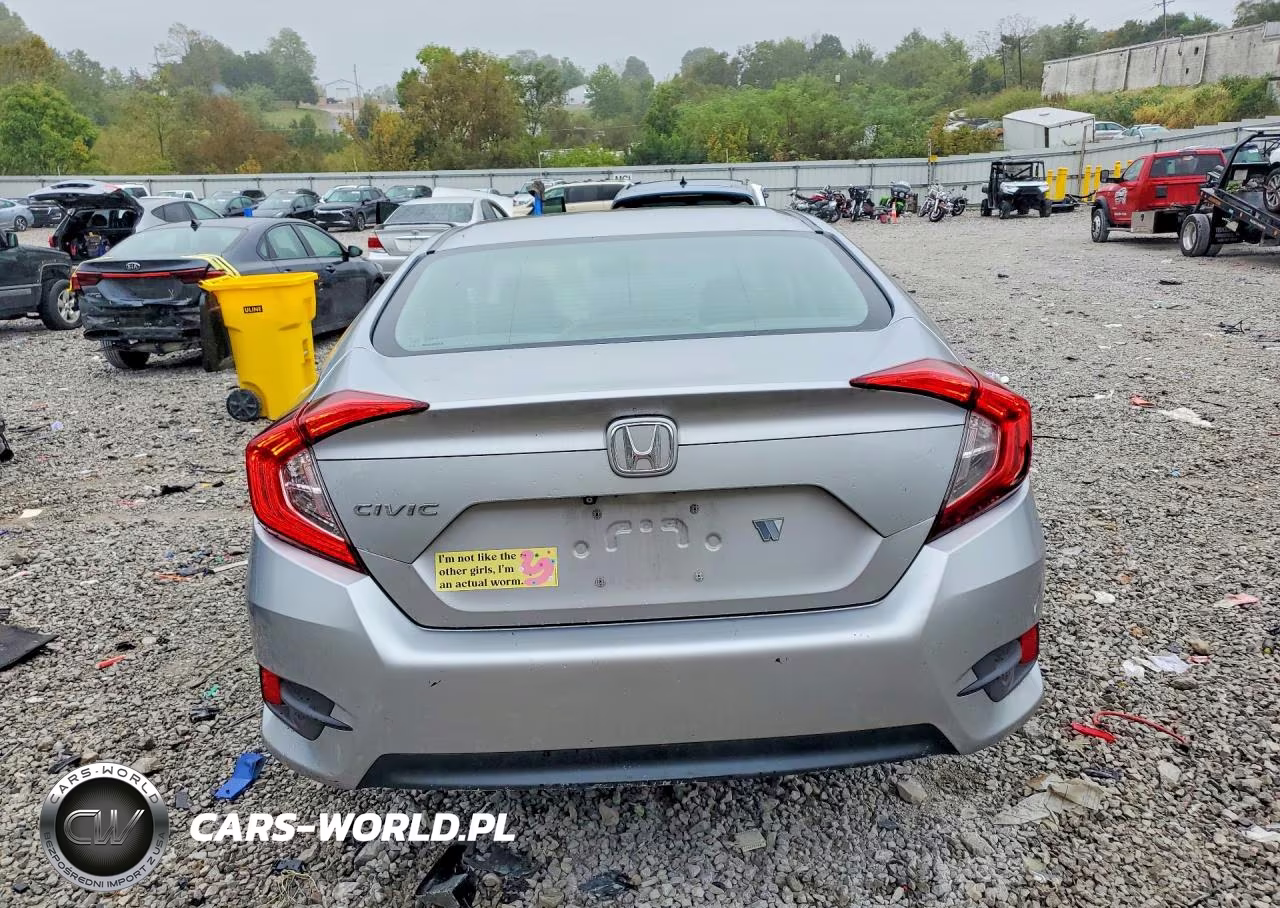2018 Honda Civic Lx VIN:19XFC2F54JE003783 - 6