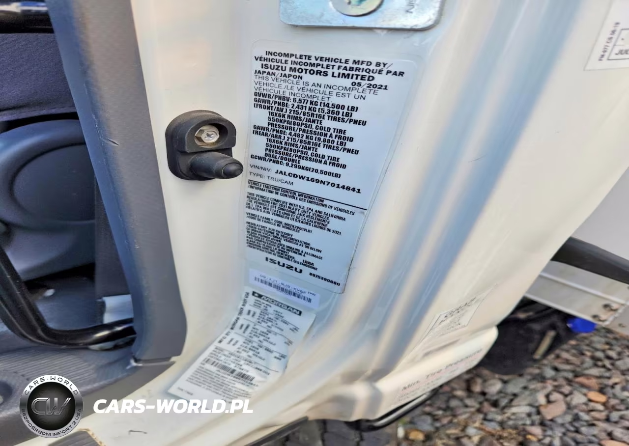 2022 Chevrolet 4500Hd Box Truck VIN:JALCDW169N7014841 - 13