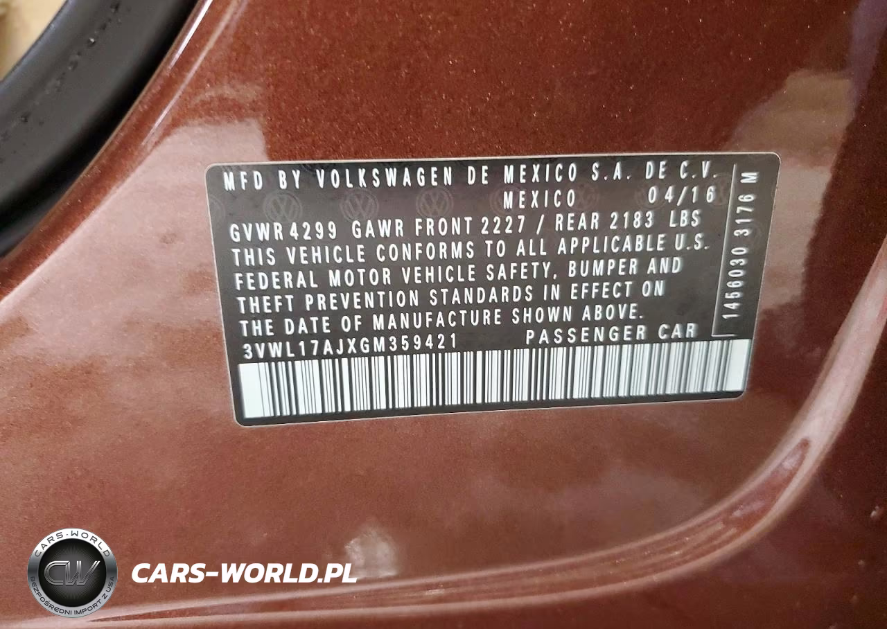 2016 Volkswagen Jetta Sel VIN:3VWL17AJXGM359421 - 12