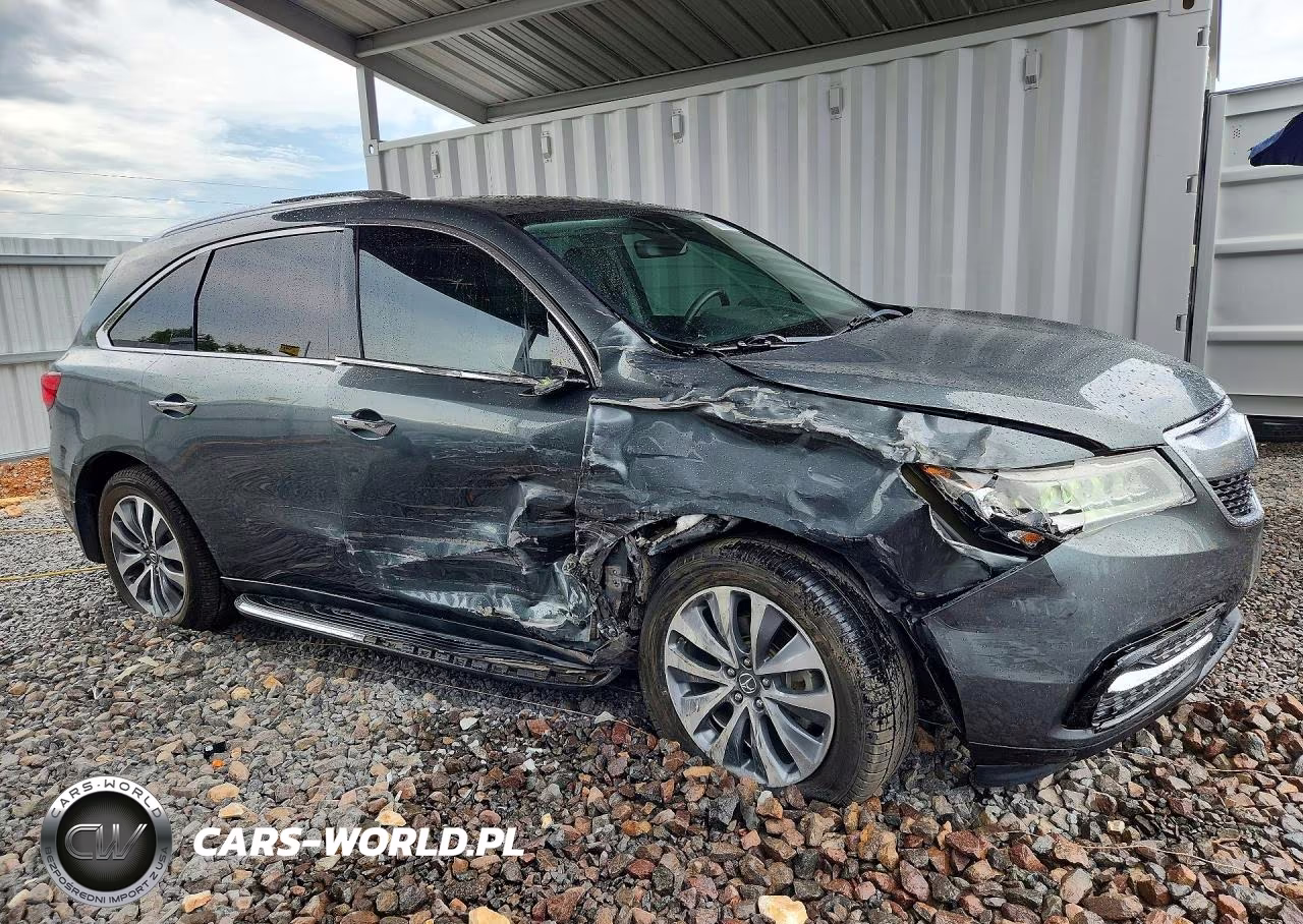2016 Acura Mdx Technology VIN:5FRYD3H48GB003710 - 4