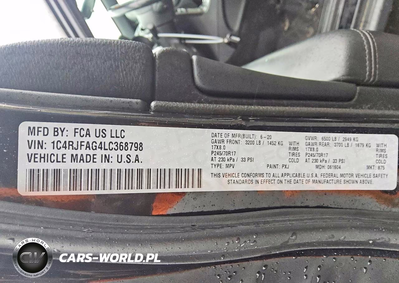 2020 Jeep Grand Cherokee Laredo VIN:1C4RJFAG4LC368798 - 13