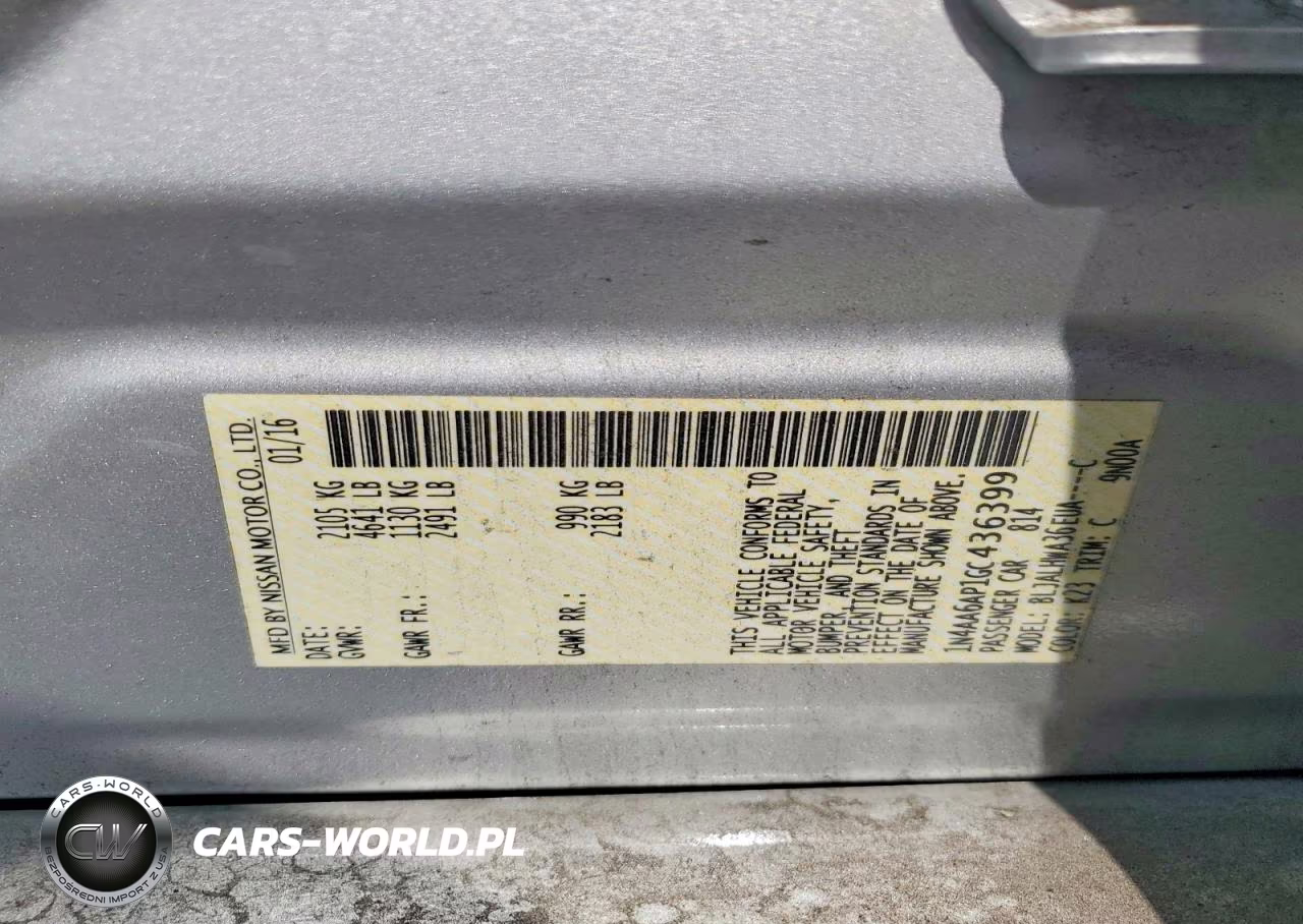 2016 Nissan Maxima Platinum VIN:1N4AA6AP1GC436399 - 12