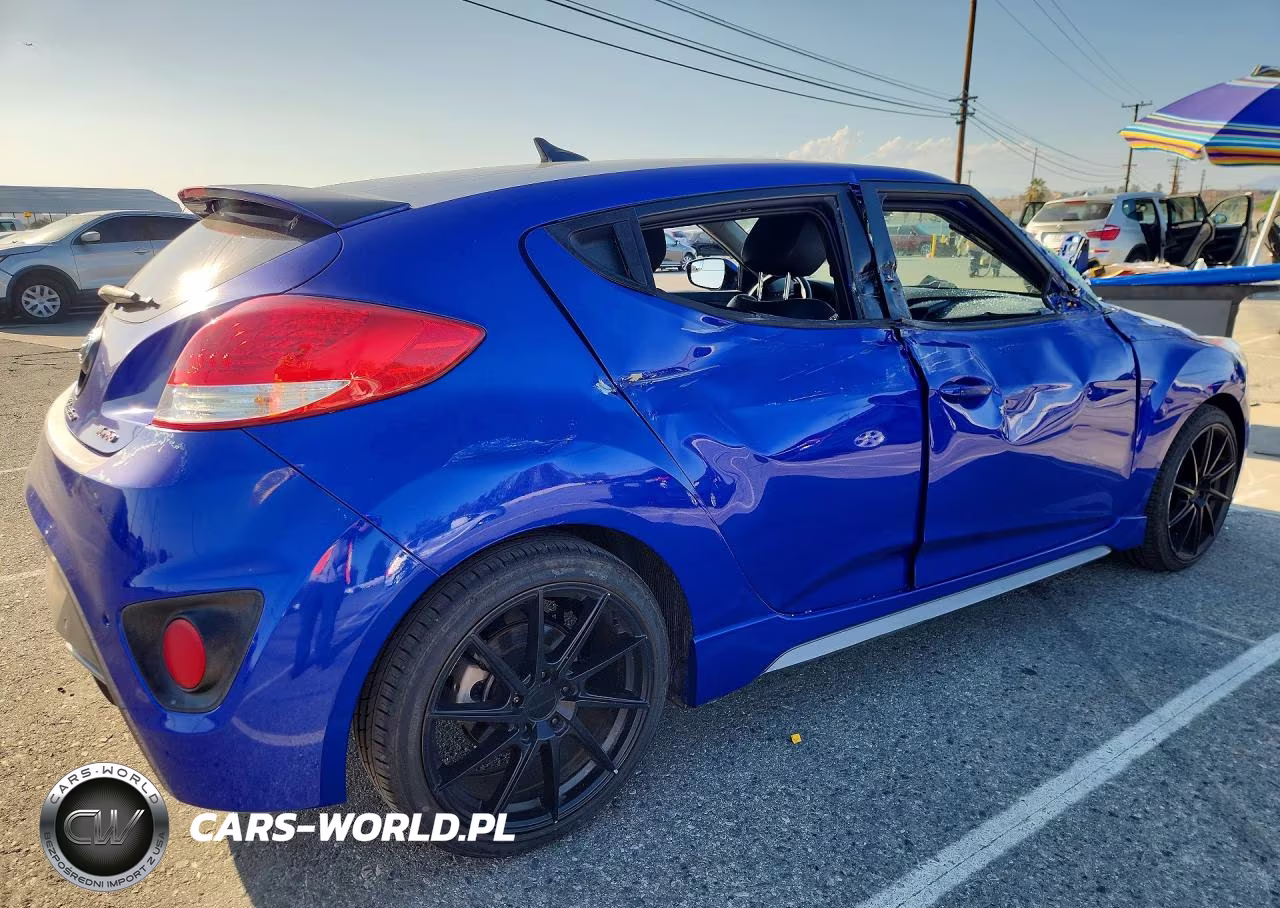 2015 Hyundai Veloster Turbo VIN:KMHTC6AE2FU216964 - 3