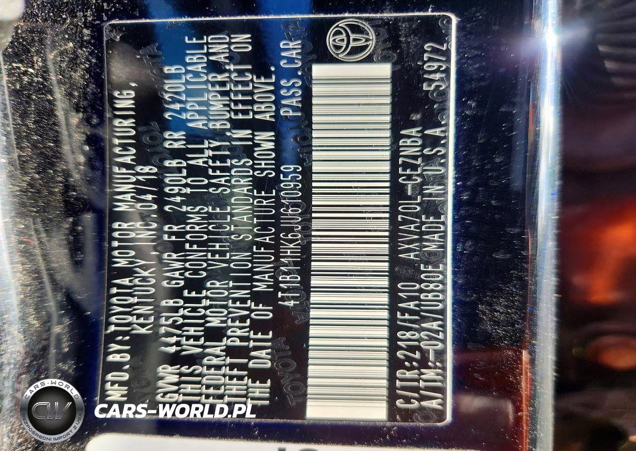 2018 Toyota Camry Le VIN:4T1B11HK6JU610959 - 12