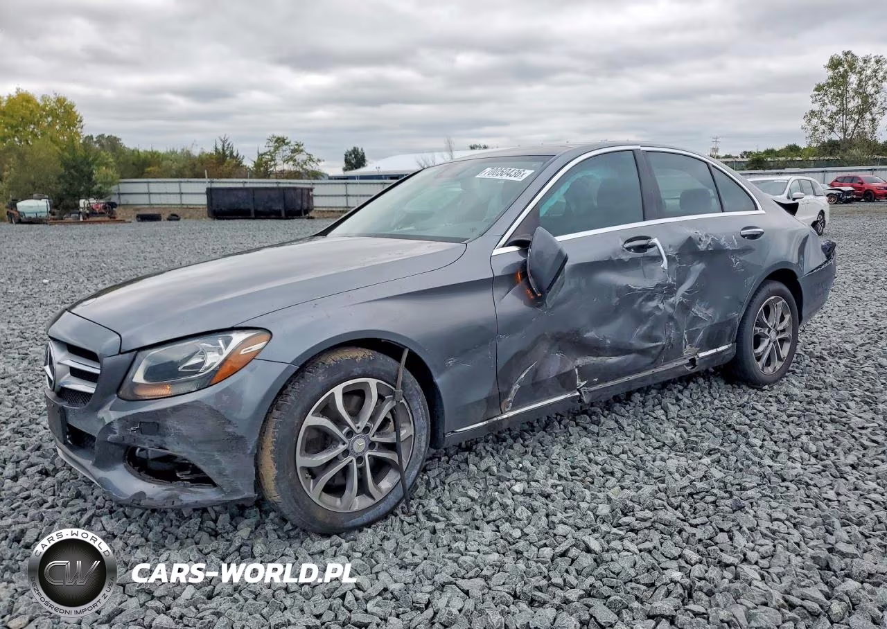 2017 Mercedes-Benz C 300 4Matic VIN:55SWF4KB2HU186859 - 1