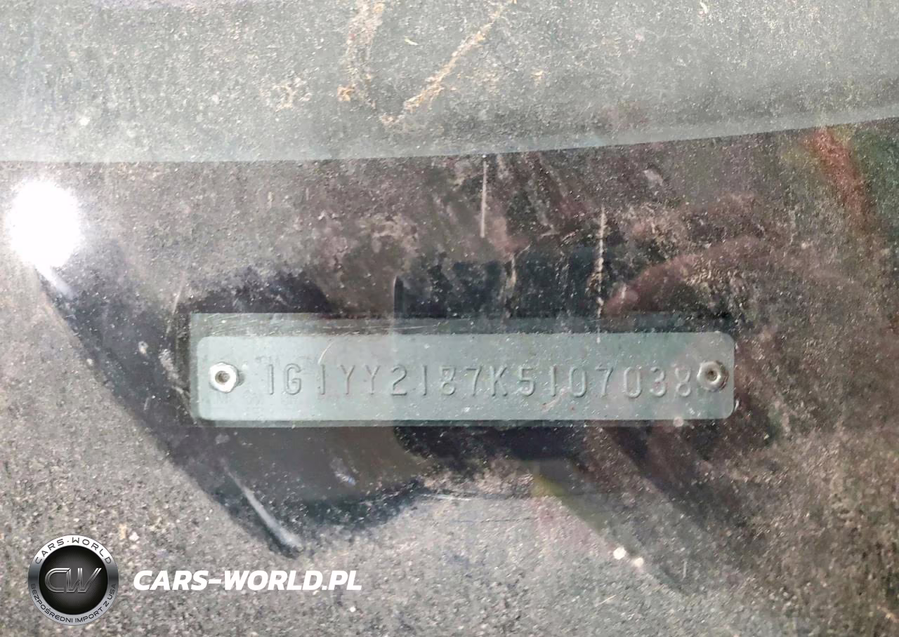 1989 Chevrolet Corvette VIN:1G1YY2187K5107038 - 12