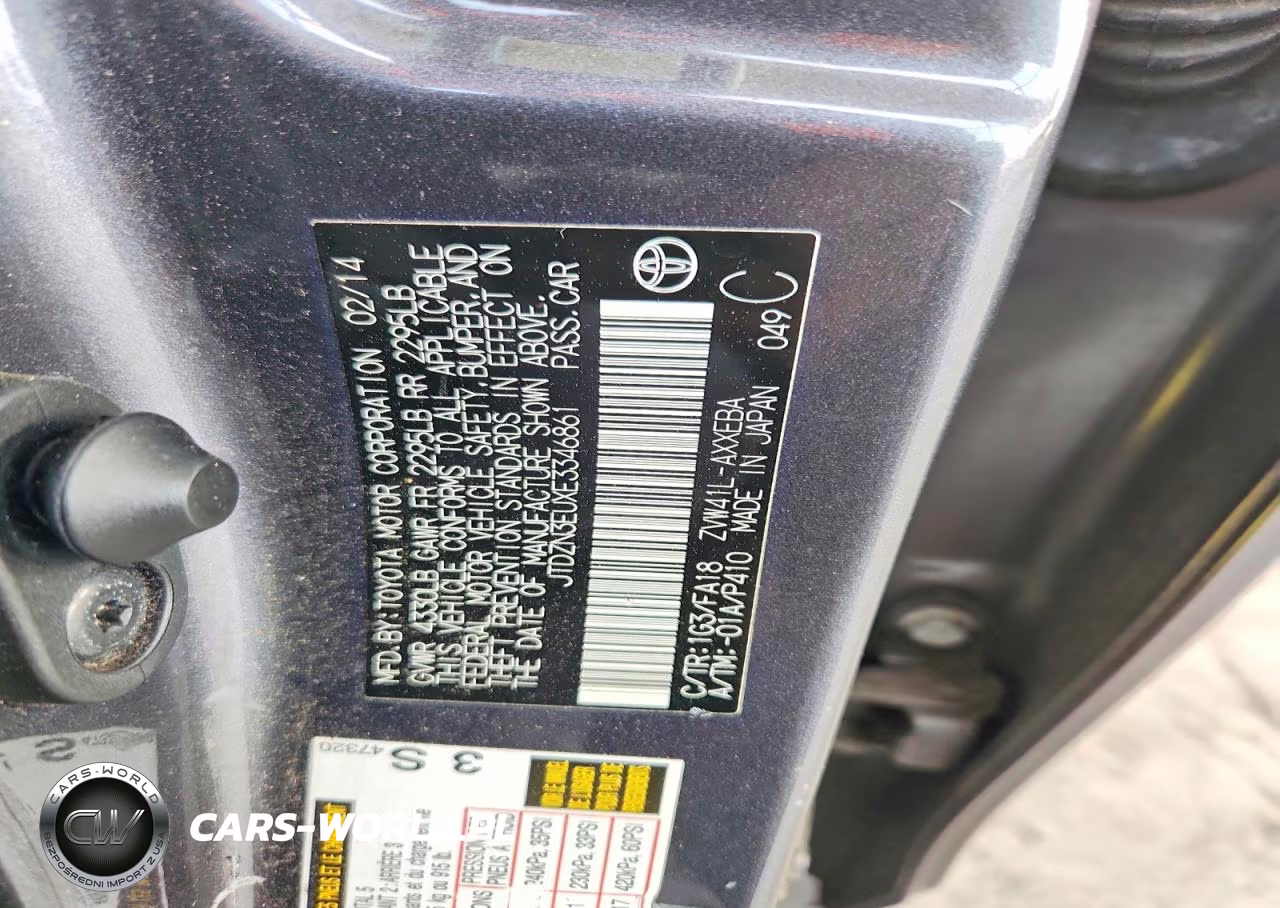 2014 Toyota Prius V Three VIN:JTDZN3EUXE3346861 - 12