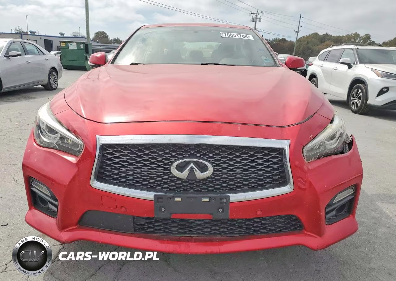 2017 Infiniti Q50 Red Sport 400 VIN:JN1FV7AR9HM870824 - 5