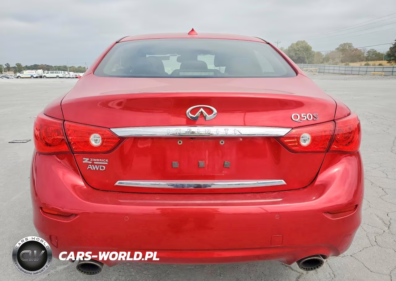 2017 Infiniti Q50 Red Sport 400 VIN:JN1FV7AR9HM870824 - 6