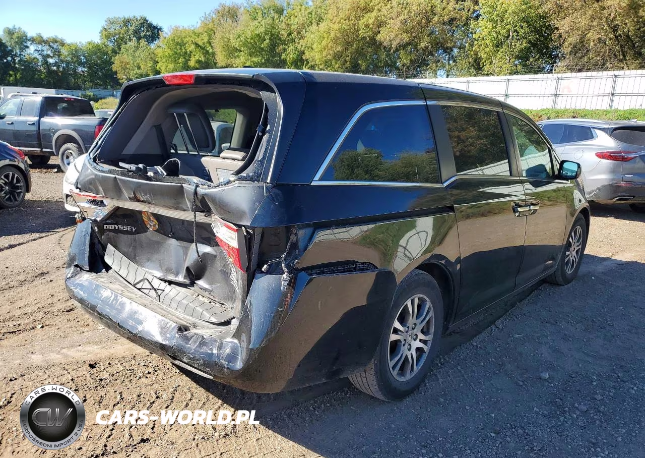 2011 Honda Odyssey Exl VIN:5FNRL5H64BB100336 - 3