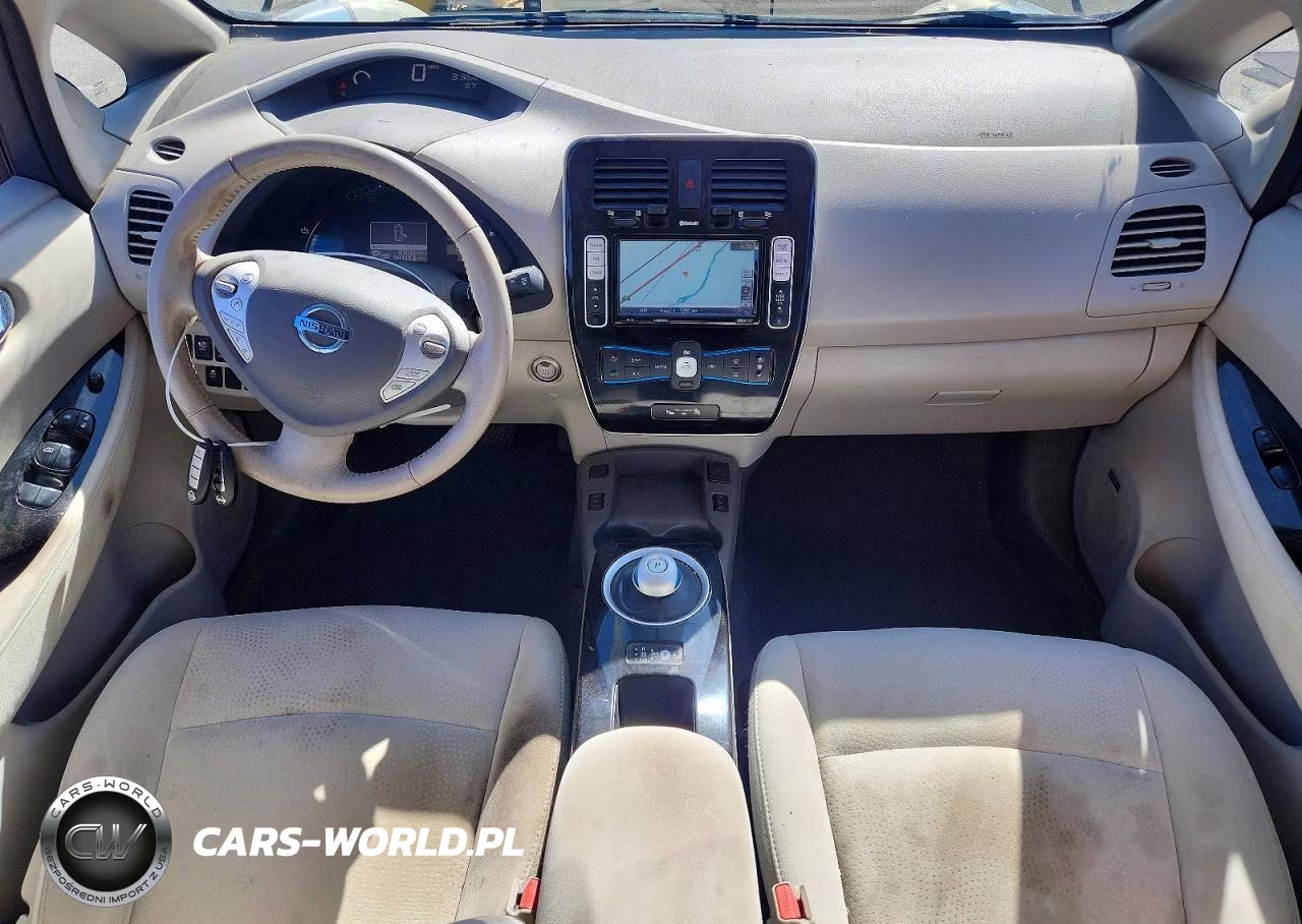 2015 Nissan Leaf S 4D Hatchback VIN:1N4AZ0CP9FC322507 - 8
