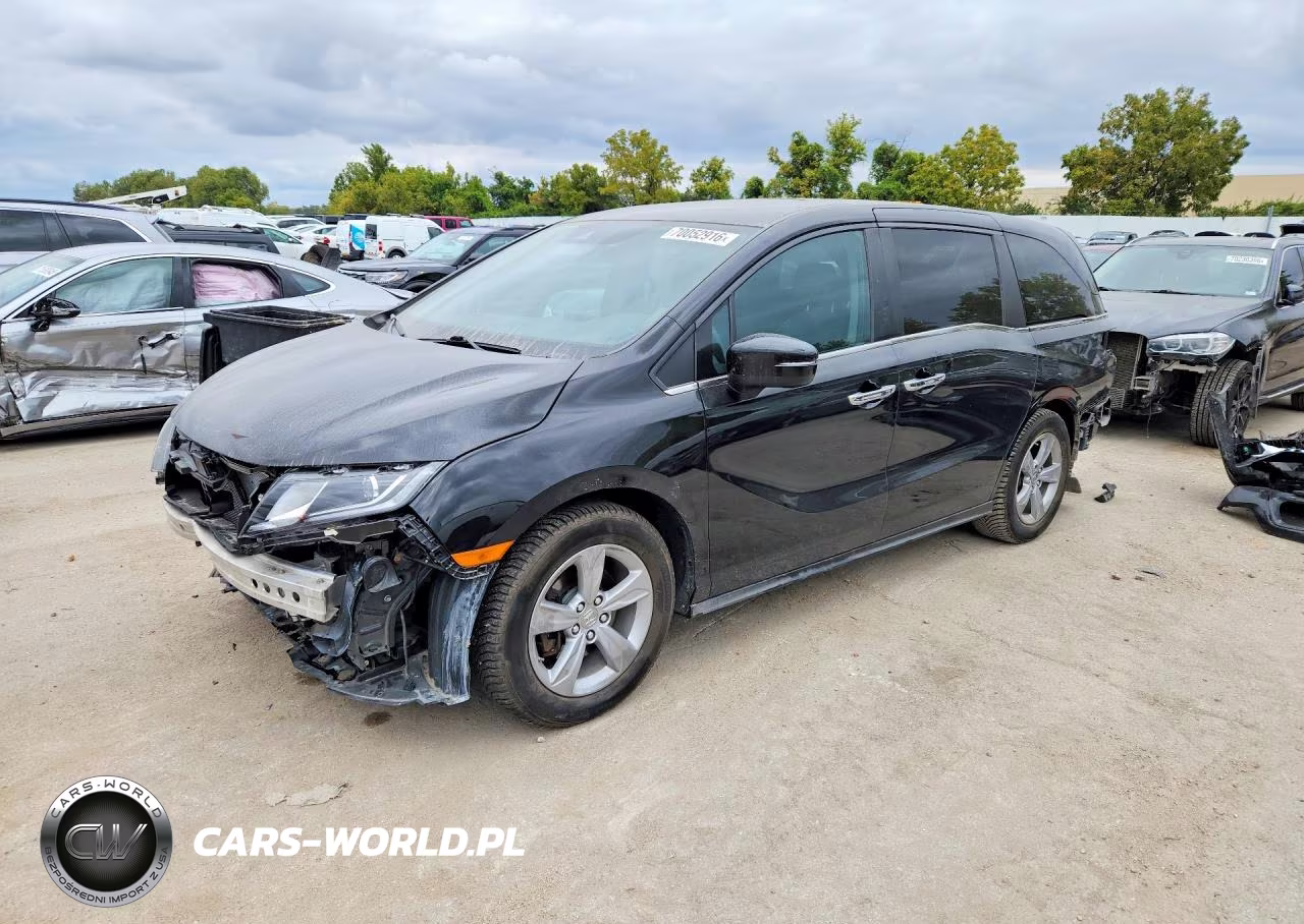 2019 Honda Odyssey Exl VIN:5FNRL6H79KB122637 - 1