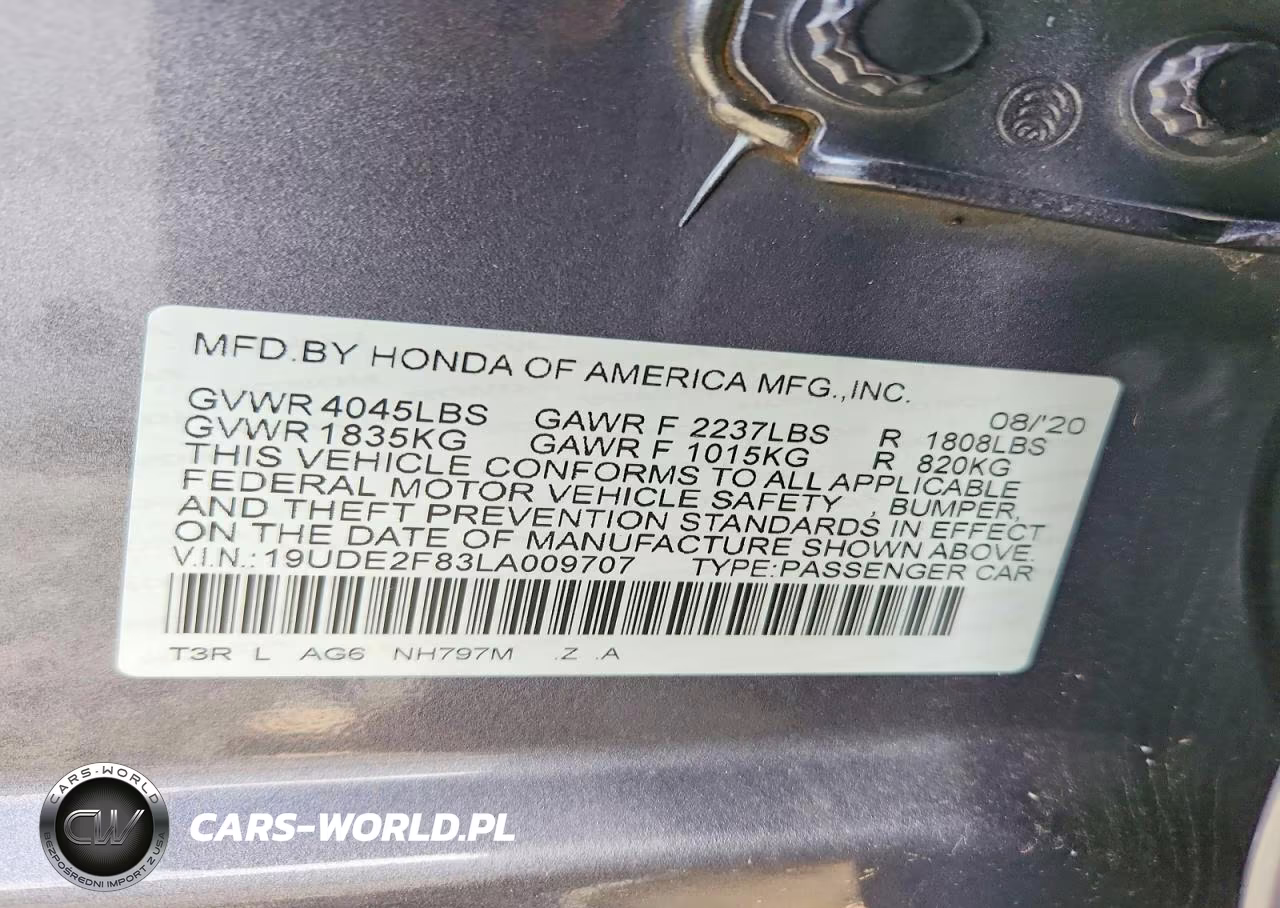 2020 Acura Ilx Premium A-Spec VIN:19UDE2F83LA009707 - 13