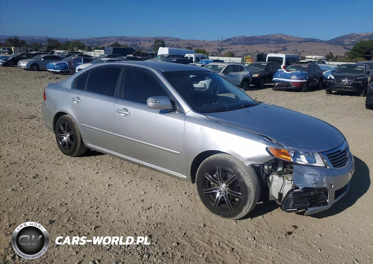 2009 Kia Optima Lx VIN:KNAGE228695333590 - 4