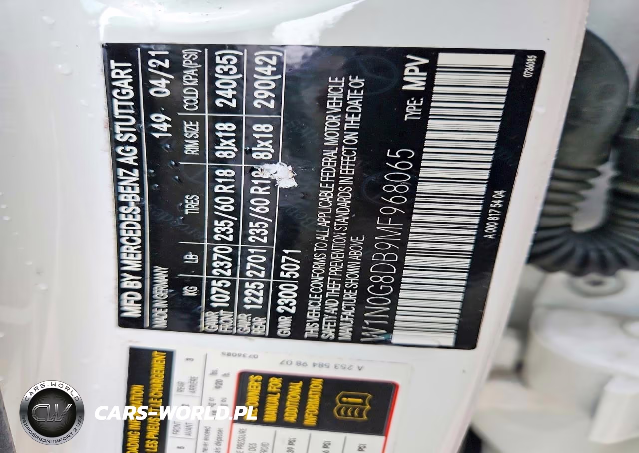 2021 Mercedes-Benz Glc 300 VIN:W1N0G8DB9MF968065 - 12