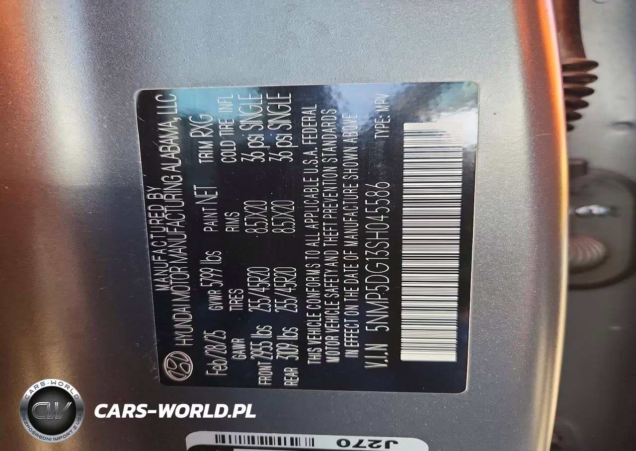 2025 Hyundai Santa Fe Calligraphy VIN:5NMP5DG13SH045586 - 13