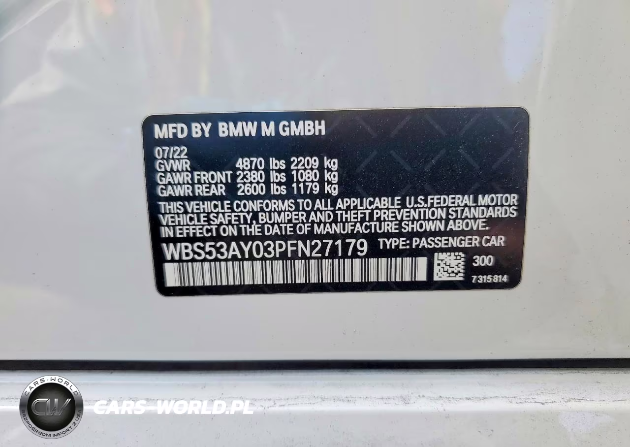 2023 BMW M3 VIN:WBS53AY03PFN27179 - 12
