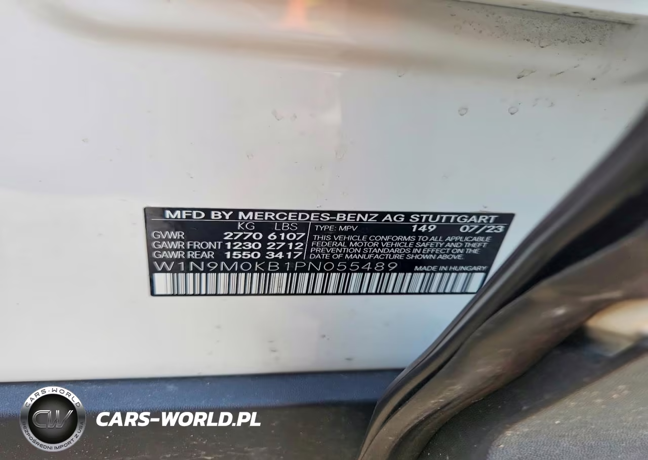 2023 Mercedes-Benz Eqb 300 4Matic VIN:W1N9M0KB1PN055489 - 13