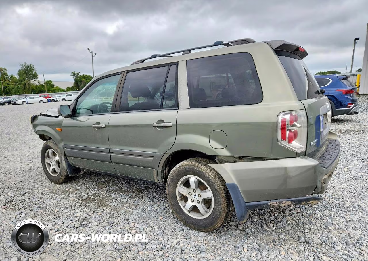 2007 Honda Pilot Exl VIN:5FNYF286X7B007698 - 2