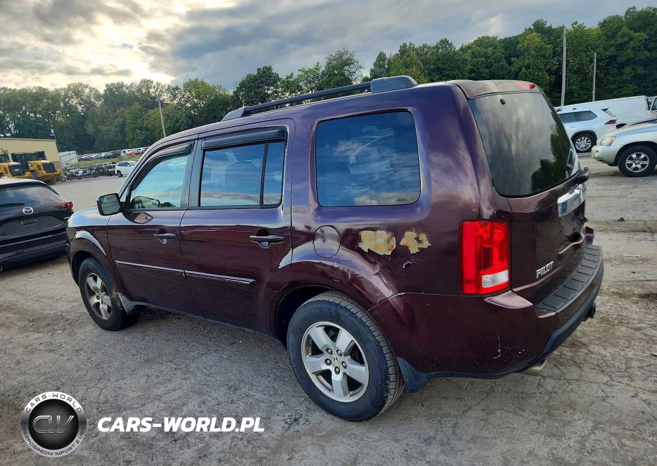 2009 Honda Pilot Exl VIN:5FNYF48539B007144 - 2