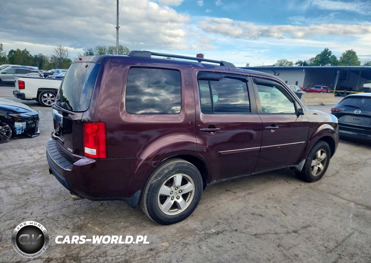 2009 Honda Pilot Exl VIN:5FNYF48539B007144 - 3