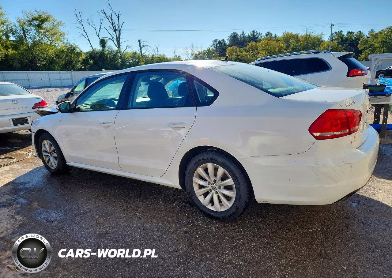 2012 Volkswagen Passat S VIN:1VWAH7A35CC066445 - 2