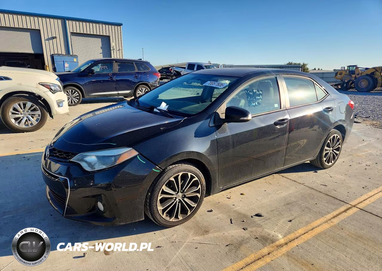 2015 Toyota Corolla S Plus VIN:2T1BURHE1FC360944 - 1