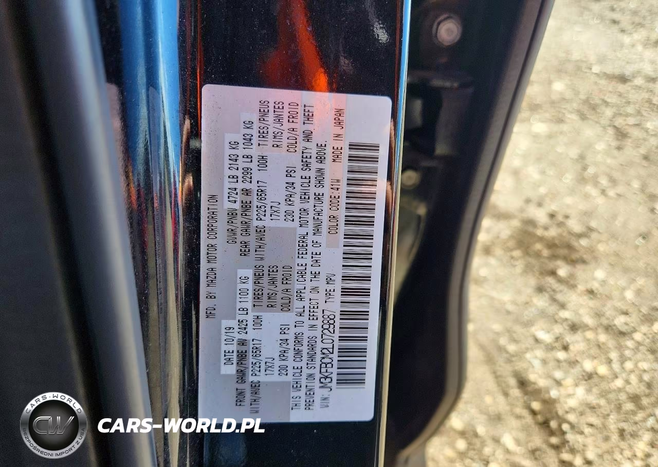 2020 Mazda Cx-5 Touring VIN:JM3KFBCM2L0729887 - 12