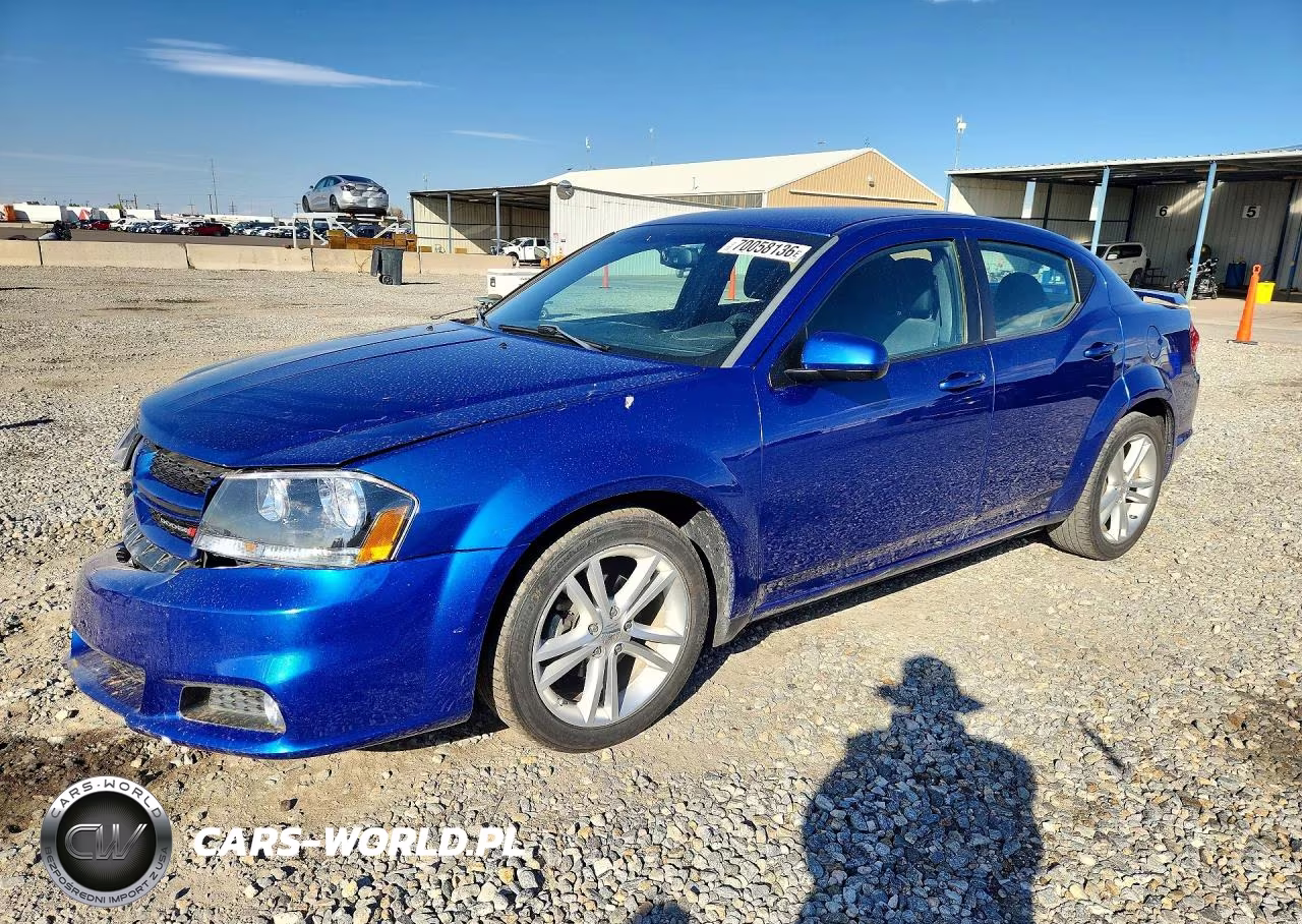 2014 Dodge Avenger Sxt VIN:1C3CDZCG9EN134082 - 1