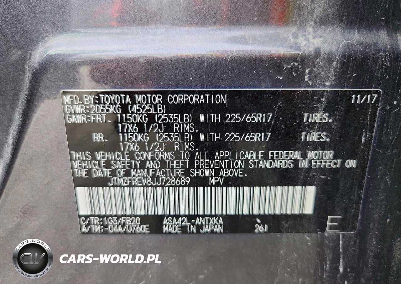 2018 Toyota Rav4 Le VIN:JTMZFREV8JJ728689 - 13