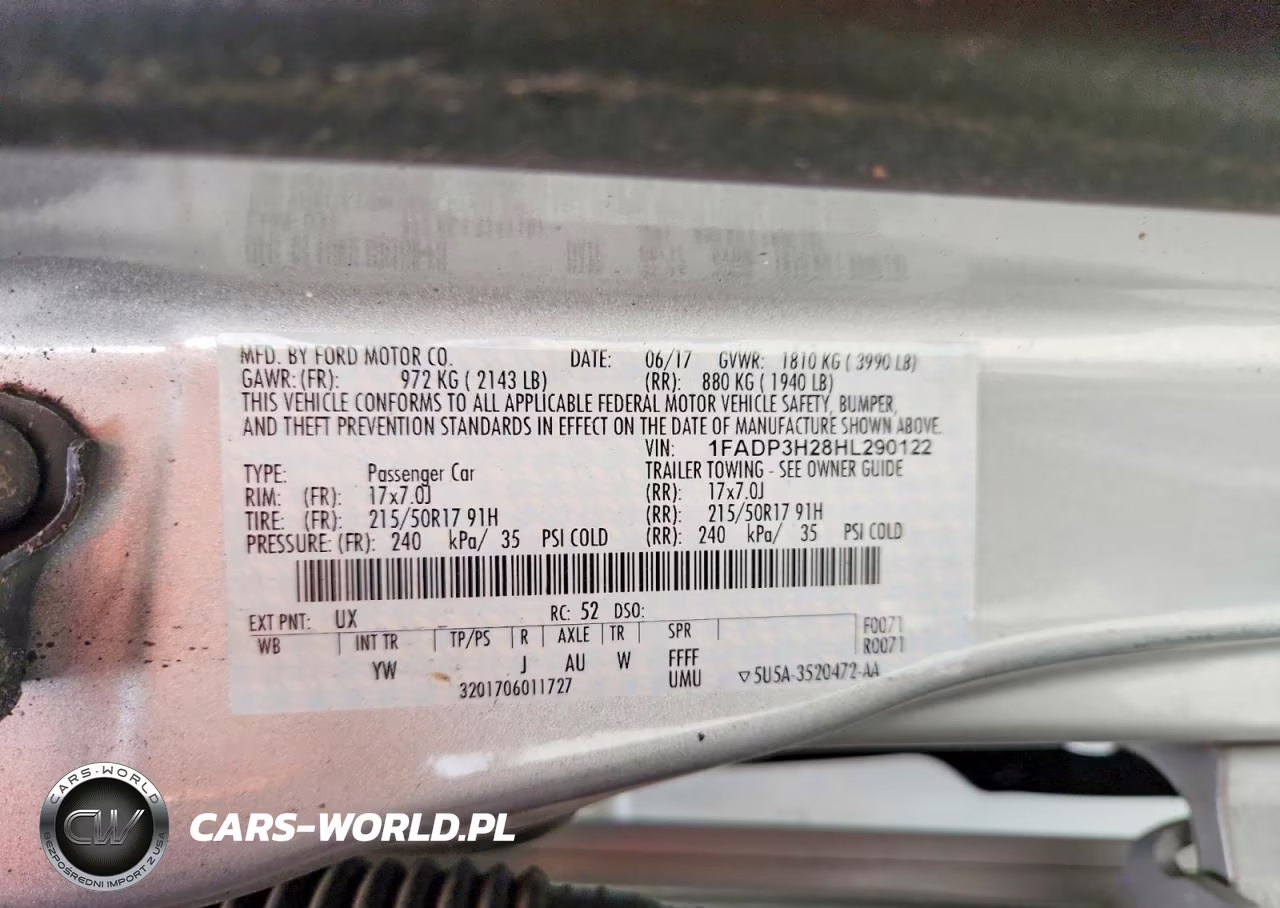 2017 Ford Focus Sel VIN:1FADP3H28HL290122 - 12
