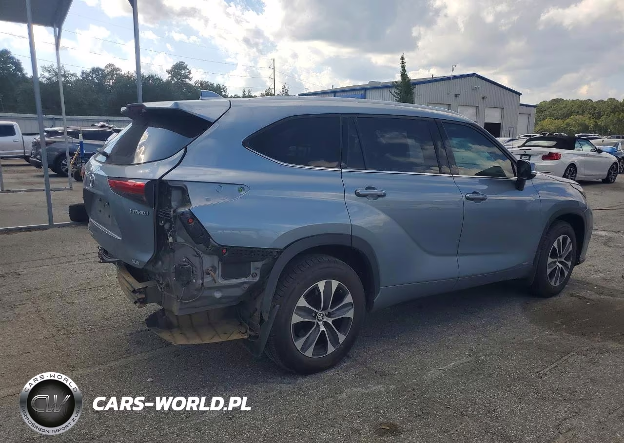 2022 Toyota Highlander Hybrid Xle VIN:5TDGBRCH7NS075829 - 3