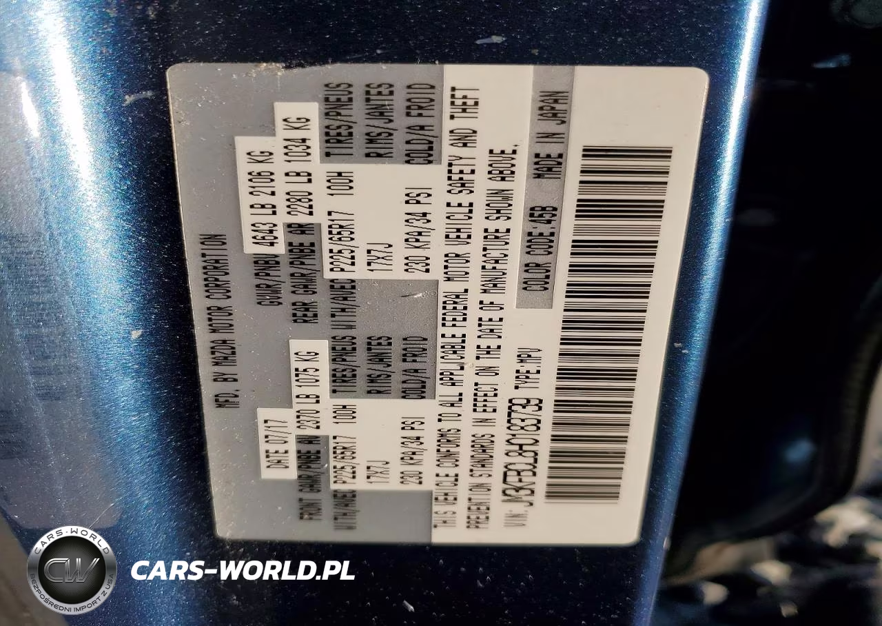 2017 Mazda Cx-5 Touring VIN:JM3KFBCL8H0183739 - 13