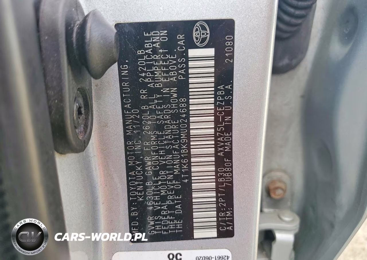 2021 Toyota Camry Xse VIN:4T1K61BK9MU024688 - 12