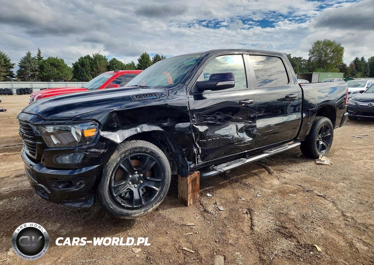 2021 Ram 1500 Big Horn-Lone Star VIN:1C6SRFFT1MN807114 - 1