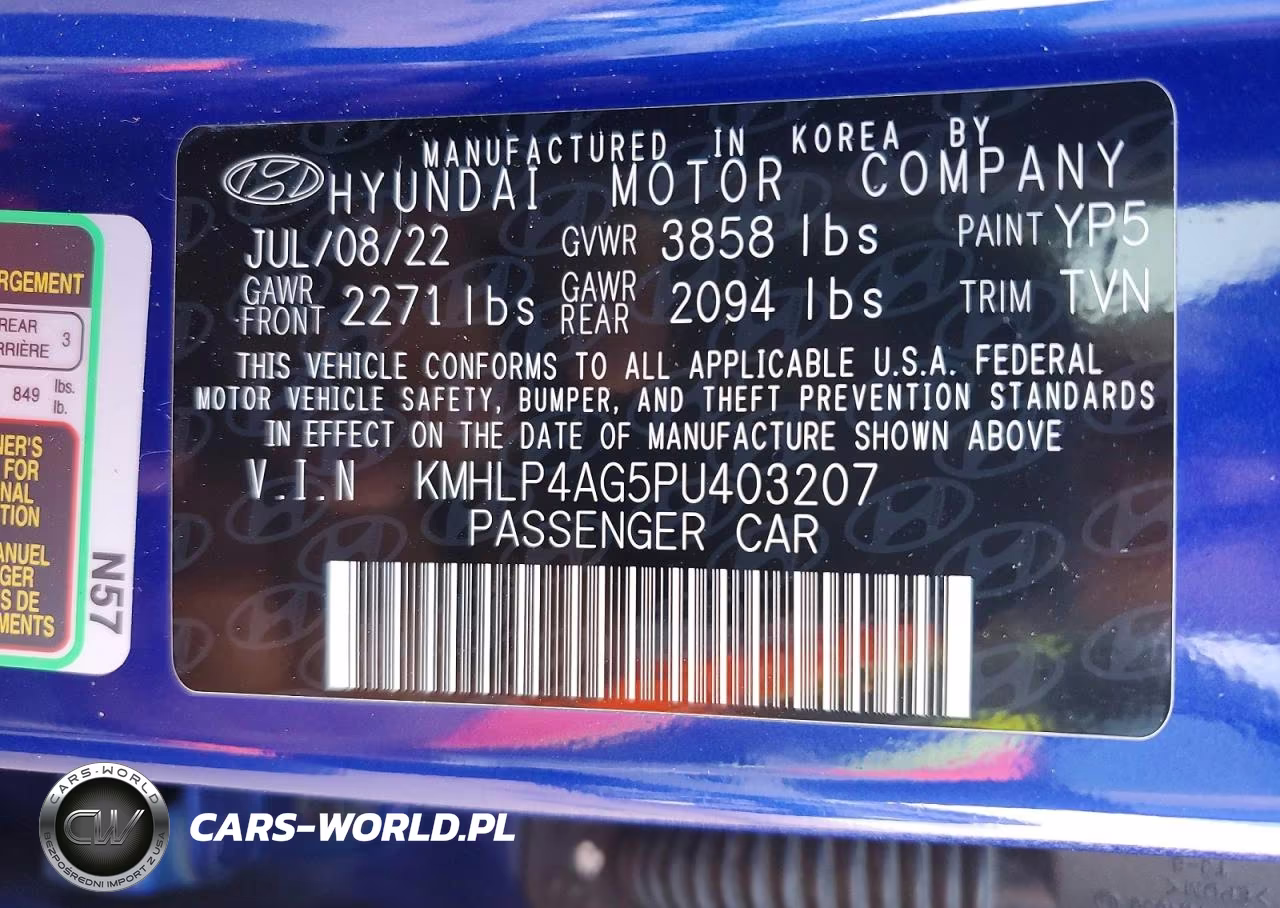 2023 Hyundai Elantra Limited VIN:KMHLP4AG5PU403207 - 12