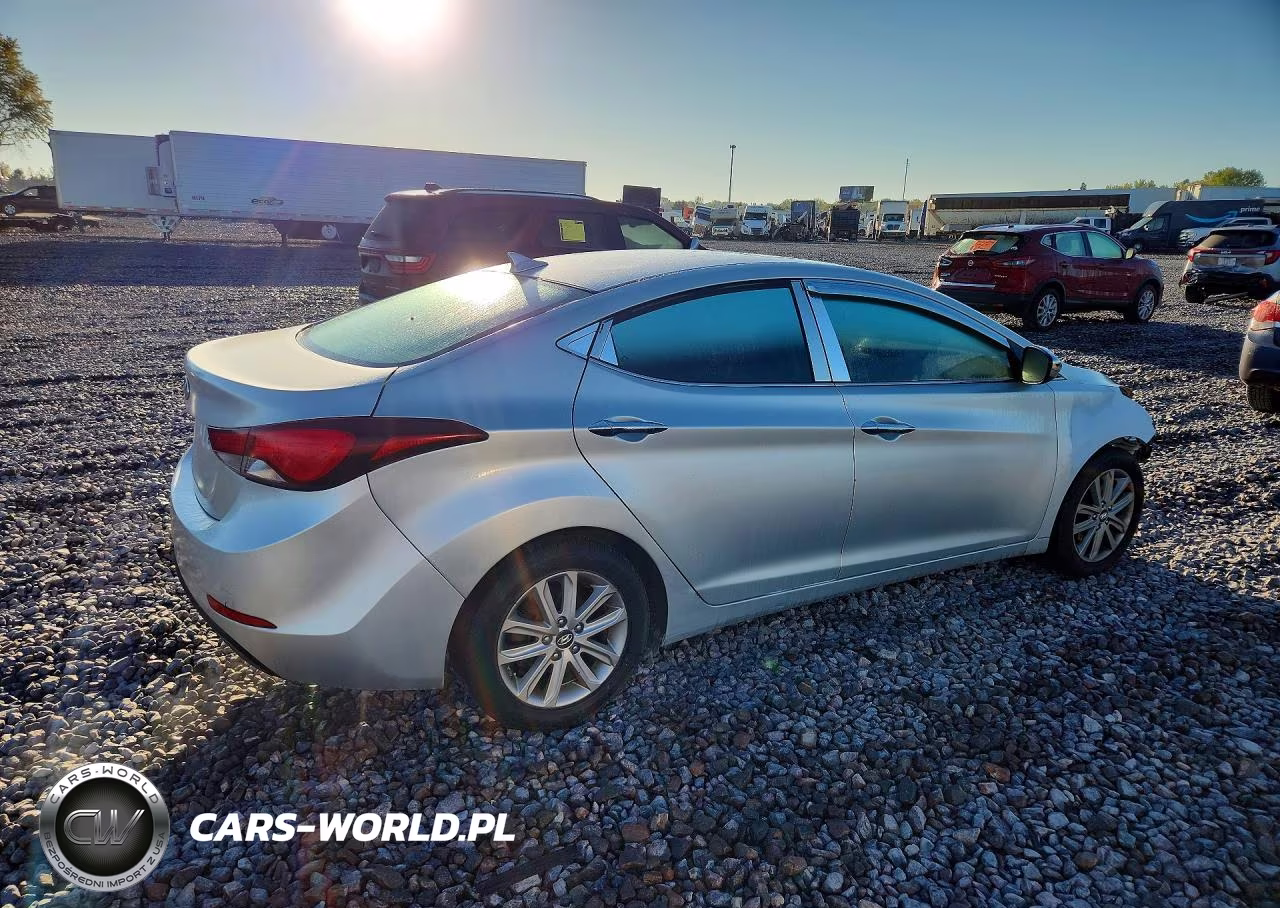 2015 Hyundai Elantra Se VIN:5NPDH4AE5FH590350 - 3