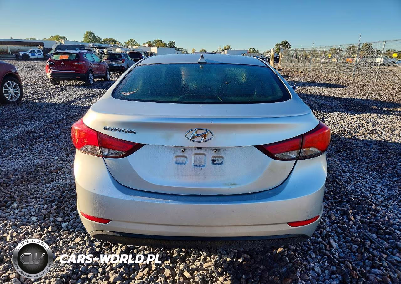 2015 Hyundai Elantra Se VIN:5NPDH4AE5FH590350 - 6