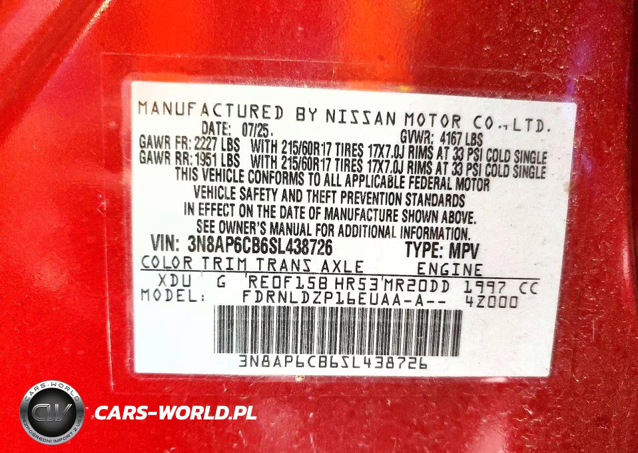 2025 Nissan Kicks Sv VIN:3N8AP6CB6SL438726 - 14