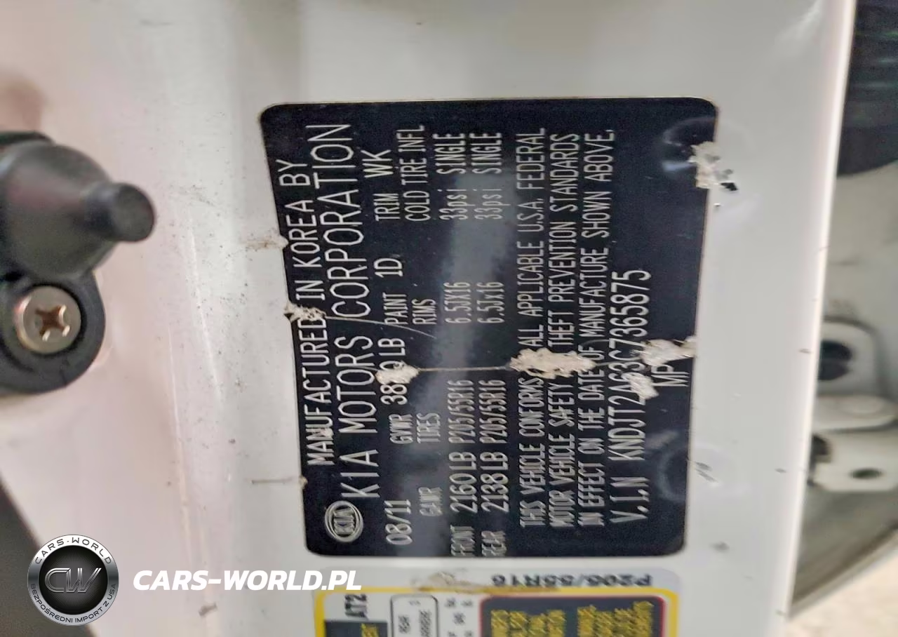 2012 Kia Soul + VIN:KNDJT2A63C7365875 - 13