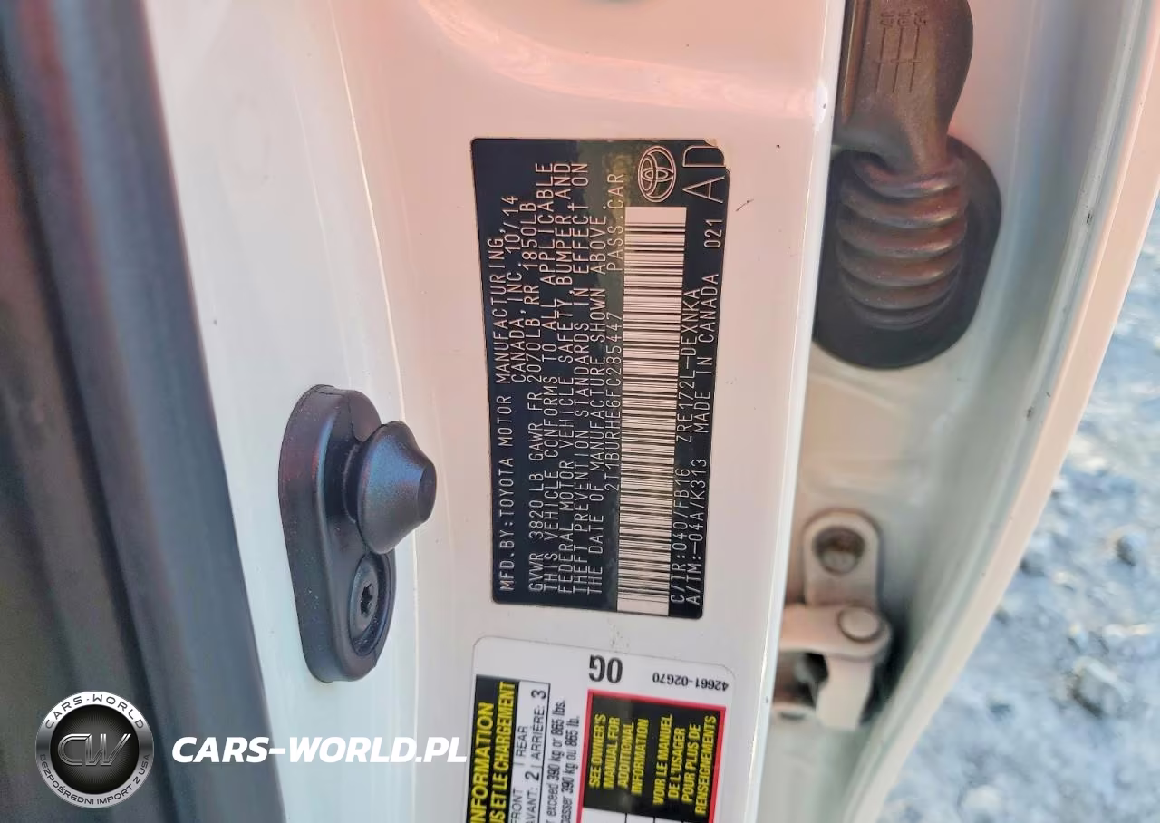 2015 Toyota Corolla Le Plus VIN:2T1BURHE6FC285447 - 12