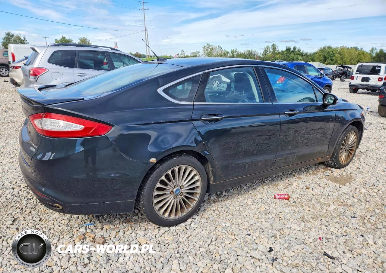 2014 Ford Fusion Titanium VIN:3FA6P0K97ER130422 - 3