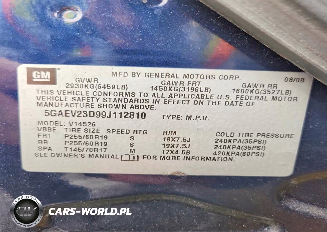 2009 Buick Enclave Cxl VIN:5GAEV23D99J112810 - 14