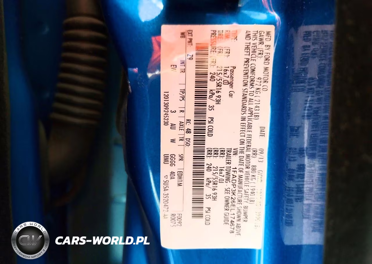 2014 Ford Focus Se VIN:1FADP3K26EL174678 - 13