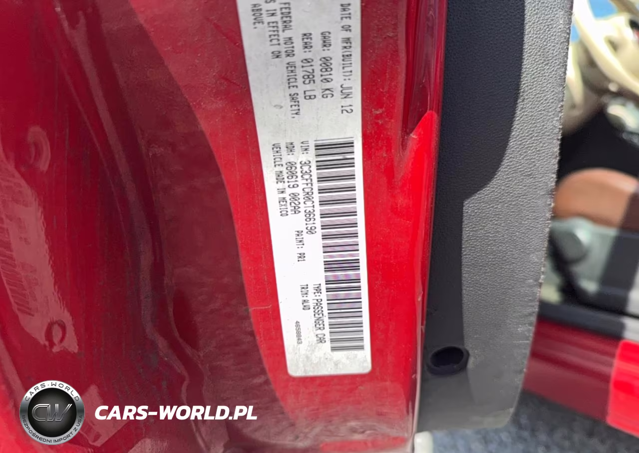 2012 Fiat 500 Lounge VIN:3C3CFFCR0CT366190 - 10